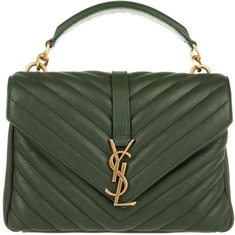 borsa yves saint laurent verde|borse st laurent.